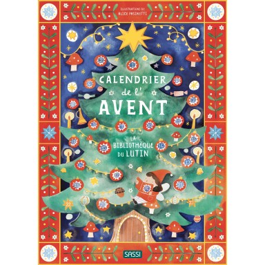 Calendrier de l'Avent. La bibliothèque du lutin