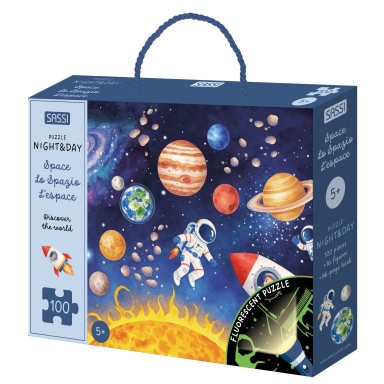 Puzzle Night and Day. Discover the World - Lo Spazio