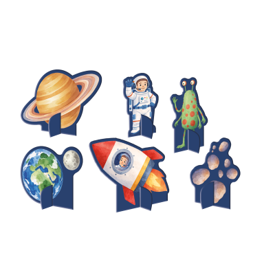 Puzzle Night and Day. Discover the World - L'espace