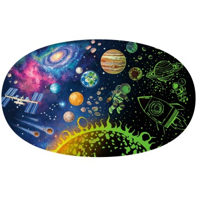 Puzzle Night and Day. Discover the World - L'espace