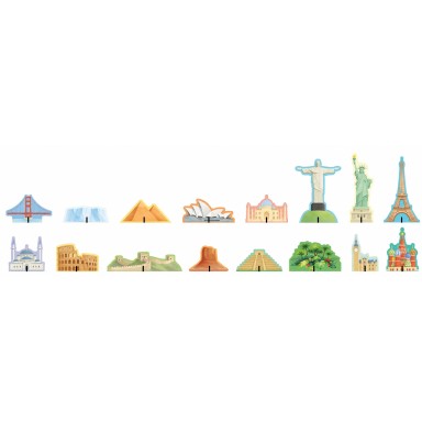 Puzzle Night and Day. Discover the World - La Terre