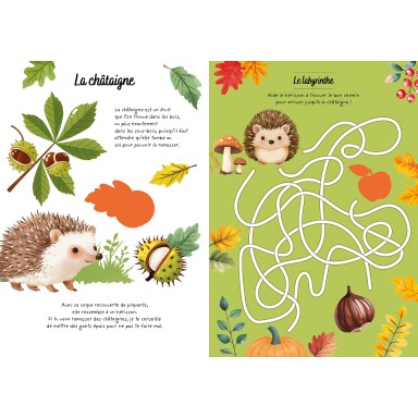 Stickers et activités. Automne