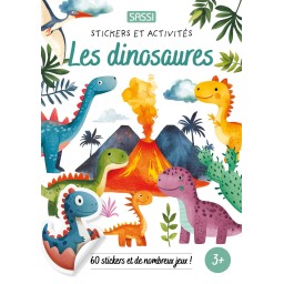 Stickers et activités. Les dinosaures