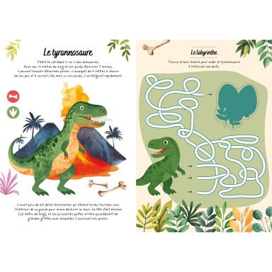 Stickers et activités. Les dinosaures