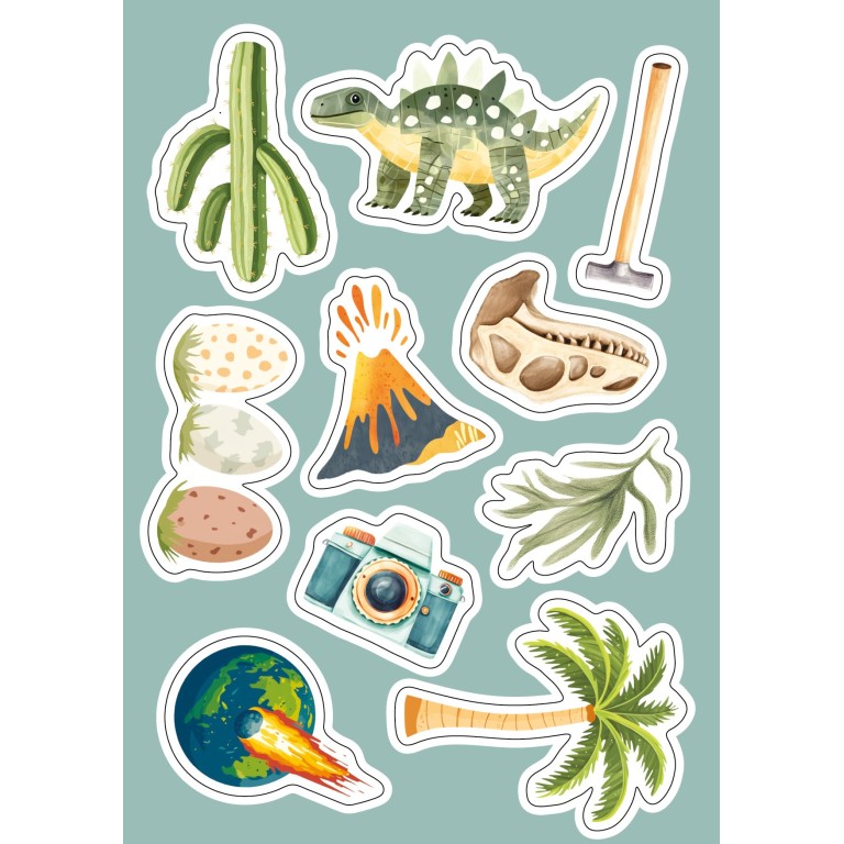 Stickers et activités. Les dinosaures