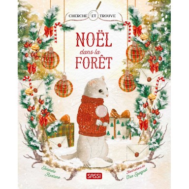 Cherche et trouve. Noël dans la forêt