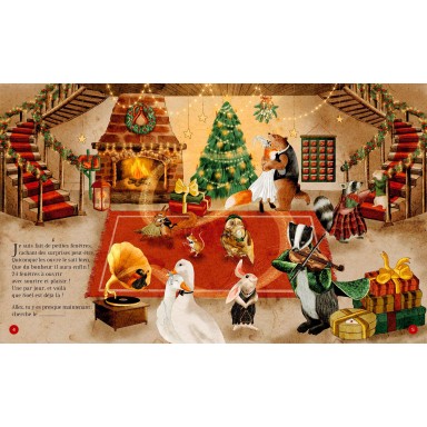 Cherche et trouve. Noël dans la forêt