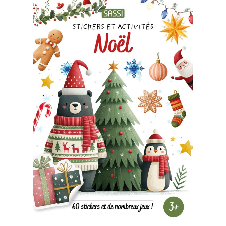 Stickers et activités. Noël