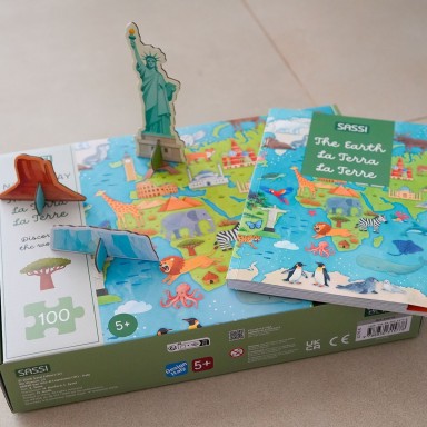 Puzzle Night and Day. Discover the World - La Terra