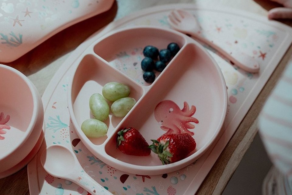 Assiettes en silicone pour enfants