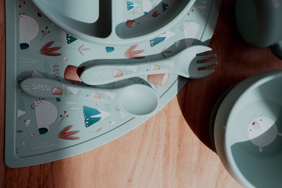 Silicone cutlery | Sassi Junior
