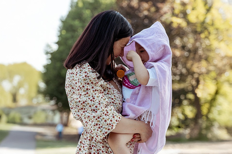Kids’ bath poncho