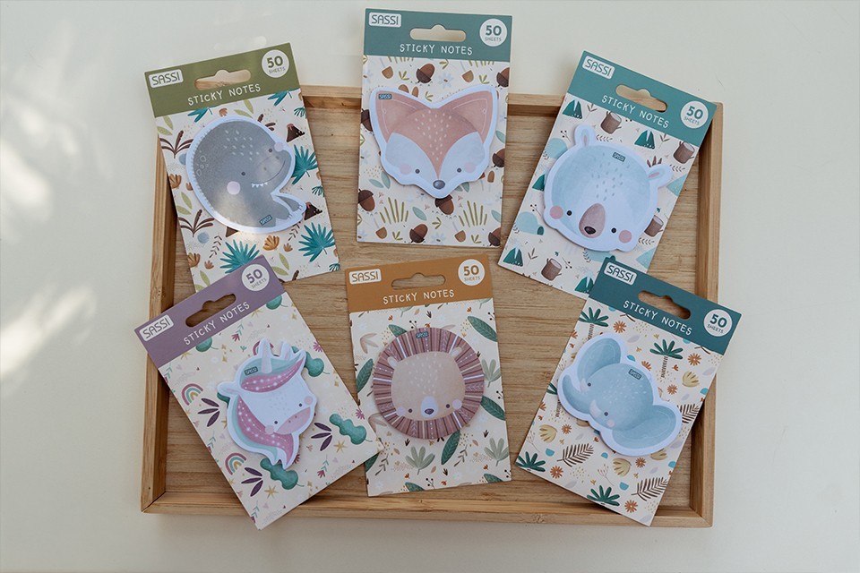Sticky Notes | Cute Animal Sticky Notes | SASSI