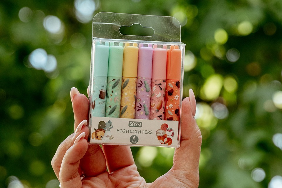 Colourful Highlighters for School & Study | SASSI