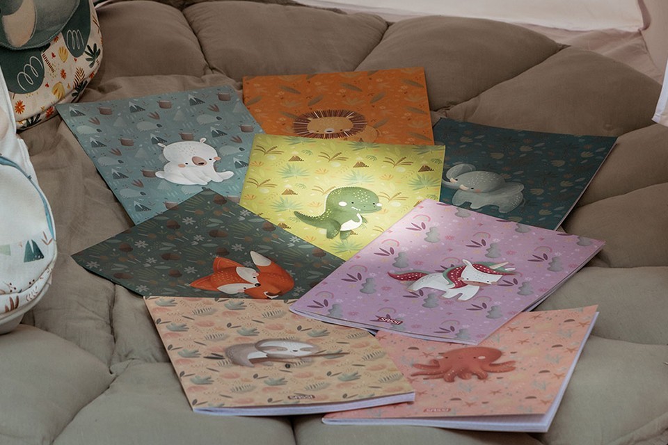 A4 Squared Notebooks for School | SASSI Stationery